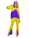 Disfraz de Hippie chica amarillo