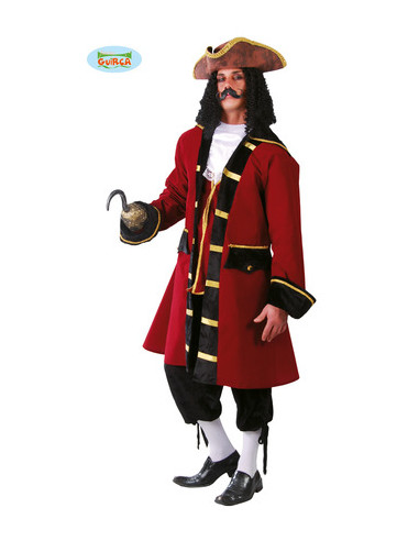 Disfraz de Capitán pirata. Ducaval Envios 2448horas