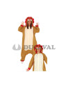 Disfraz león kigurumimi adulto