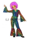 Disfraz de Disco multicolor niña