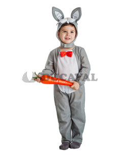 Disfraz conejo gris infantil. Ducaval envios 24/48 horas 