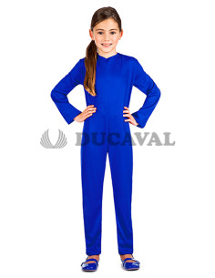 Disfraz mono punto azul