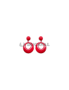 Pendiente pequeño rojo | Ducaval | Envíos 24/48 horas
