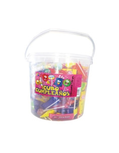 Cubo Candy Mix Cumpleaños | Ducaval | envíos 24/48 horas