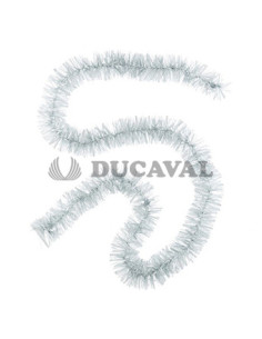 BOA PLATA DECORACION NAVIDAD 7X180CM