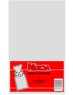 Bolsa 15X30 transparente 100 unidades.| Ducaval | Envios 24/48 horas.
