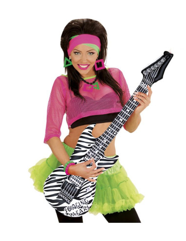 Guitarra hinchable cebra | Ducaval | Envías 24/48 horas 