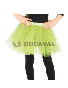 Tutu de purpurina pistacho infantil  | Ducaval | Envíos 24/48 horas 