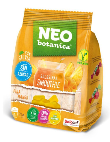 Neo botanica stevia piña mango 72g 12u | Ducaval | Envías 24/48 horas