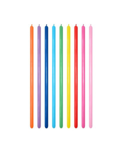 Globo látex fashion surtido 5x150cm 100und.  | Ducaval | 2448 h envi