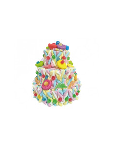Tarta chuches multicolor 3 pisos | Ducaval | Envíos 24/48 horas