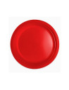 Plato reutilizable llano rojo 22 cm 10 und | Ducaval | Envías 24/48 h