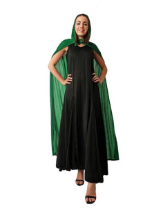 Capa verde de terciopelo 140cm | Ducaval | Envíos 24/48h