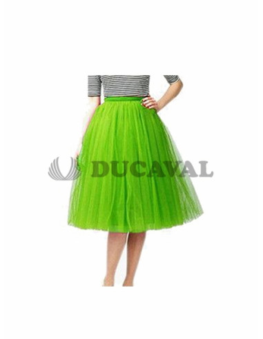 Tutú en color verde de 60cm | Ducaval | Envíos 24/48h