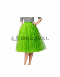 Tutú en color verde de 60cm | Ducaval | Envíos 24/48h