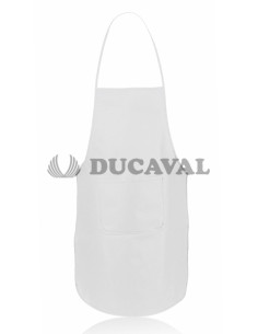 Delantal Vanur blanco. Ducaval envios 24/48 horas