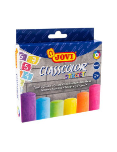 Caja de 6 tizas jumbo Street Chalks | Ducaval | Envías 24/48 horas 