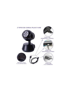 Proyector imágenes Halloween 13x9.3x10cm | Ducaval | Envías 24/48 hor