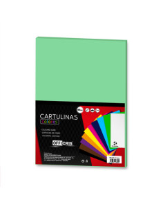 Cartulina verde musgo 50x65cm  | Ducaval | Envíos 24/48h