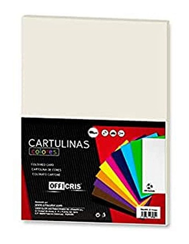 Cartulina crema 50x65cm | Ducaval | Envíos 24/48h