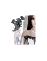Flor gris 42cm | Ducaval | Envíos 24/48 horas