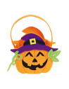 Cesto calabaza fieltro 12x20cm | Ducaval | Envías 24/48 horas 