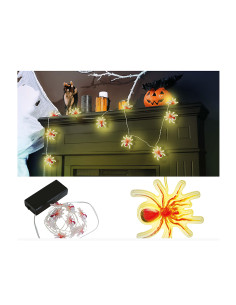 Guirnalda hilo arañas 10 leds | Ducaval | Envías 24/48 horas 