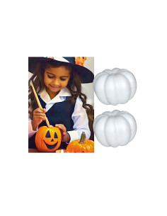 Calabazas blancas para decorar 10cm 2ud | Ducaval | Envías 24/48 hora