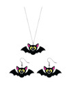 Kit pendientes y collar calavera con lazo | Ducaval | Envías 24/48 ho