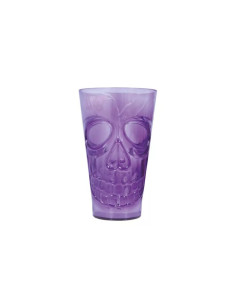Vaso calavera lila 9x15cm | Ducaval | Envías 24/48 horas 