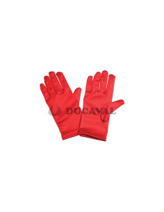 Guantes cortos infantiles rojos | Ducaval | Envío 24/48h