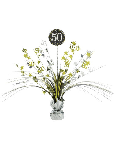 Centro de mesa 50 años