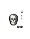 Plato llano calavera cartón 18x23cm 6ud | Ducaval | Envíos 24/48 hora