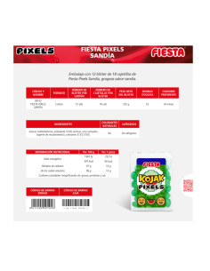 Pixels sandía Fiesta | Ducaval | Envías 24/48 horas