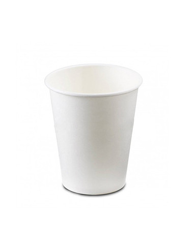 Vaso cartón blanco 250cc. 50ud | Ducaval | Envíos 24/48 horas 