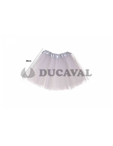 Tutú plata 28cm