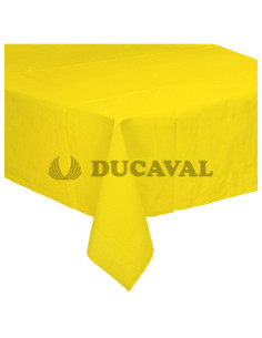 Mantel PE reciclado amarillo 120x180cm | Ducaval | Envíos 24/48 horas