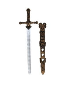 Espada medieval con funda de 52cm | Ducaval | Envías 24/48 horas 