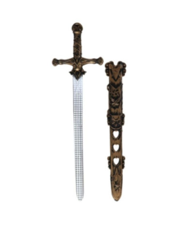 Espada medieval con funda de 52cm | Ducaval | Envías 24/48 horas 