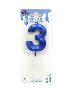Vela Biselado Azul 3| Ducaval | Envías 24/48 horas 
