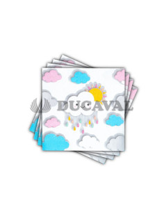 Servilleta nube 12ud