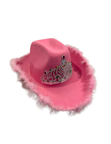 Sombrero rosa plumas | Ducaval | Envías 24/48 horas 