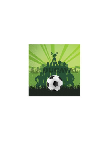 Servilleta fútbol 33x33 20u. Ducaval  Envios 2448 horas