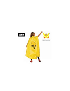 Capa y antifaz Pikachu 90cm | Ducaval | Envíos 24/48 horas