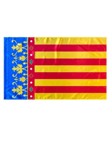 Bandera Comunidad Valencia 90x150cm | Ducaval | Envíos 24/48 horas