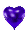 Globo foil corazón violeta 45cm  Disfraes Ducaval