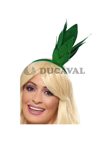 Diadema de hojas de piña  Ducaval 2448 horas envios