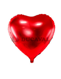 Globo foil corazón rojo 45cm  Disfraces Ducaval