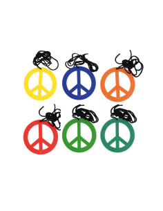 Colgante hippie colores surtidos 7cm | Ducaval | Envías 24/48 horas 