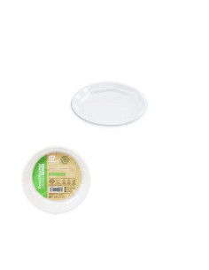 Plato llano blanco 17cm 100und reutilizable | Ducaval | Envíos 24/48 